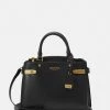 Guess ZADIE GIRLFRIEND SATCHEL - Handbag - Black