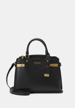 Guess ZADIE GIRLFRIEND SATCHEL - Handbag - Black