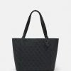 Guess NOELLE ELITE TOTE - Tote Bag - Coal