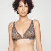 Guess CINDY HALF CUP - Underwired Bra - Animalier Leopard