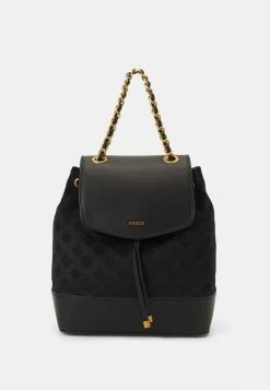 Guess INIA FLAP BACKPACK - Rucksack - Black
