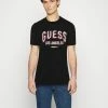 Guess SIGNBOARD - Print T-shirt - Jet Black