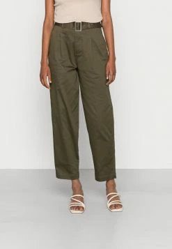 Guess VERONICA PANTS - Trousers - Olive Morning Multi
