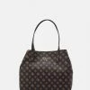 Guess VIKKY TOTE SET - Handbag - Brown