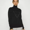 Guess NOEMI TN LS - Jumper - Jet Black