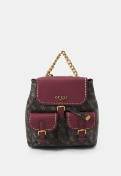 Guess NO LIMIT FLAP BACKPACK - Rucksack - Brown/merlot
