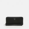 Guess CERTOSA LARGE ZIP AROUND UNISEX - Wallet - Black
