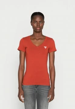 Guess MINI TRIANGLE TEE - Basic T-shirt - Sonoran Red