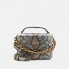 Guess RETOUR MINI TOP HANDLE FLAP - Across Body Bag - Python/multi
