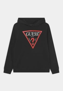 Guess JUNIOR HOODED CORE - Sweatshirt - Jet Black