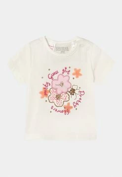 Guess BABY - Print T-shirt - Salt White