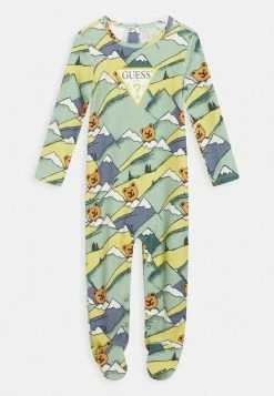 Guess NEWBORN INTERLOCK OVERALL UNISEX - Pyjamas - Mountain Print