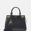 Guess KATEY LUXURY SATCHEL - Handbag - Black