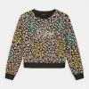 Guess JUNIOR ACTIVE - Sweatshirt - Soft Watercolor Leop
