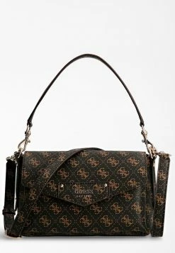 Guess HENKEL ECO BRENTON - Handbag - Mehrfarbig Braun