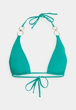 Guess TRIANGLE - Bikini Top - Quatrefoil Green