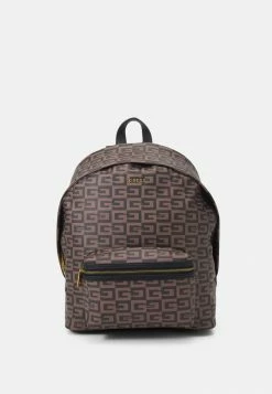 Guess ESCAPE COMPACT BACKPACK UNISEX - Rucksack - Brown