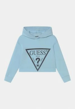 Guess JUNIOR HOODED ACTIVE - Long Sleeved Top - Corydalis Blue
