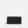 Guess TRIANA LARGE ZIP AROUND - Wallet - Schwarz