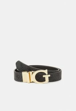 Guess ALISA ADJUSTABLE PANT BELT - Belt - Coal/black