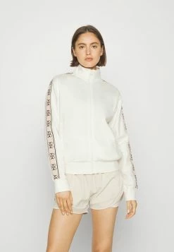 Guess BRITNEY FULL ZIP - Zip-up Sweatshirt - Weiß