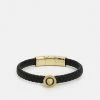 Guess LION COIN UNISEX - Bracelet - Yellow Gold-coloured/black