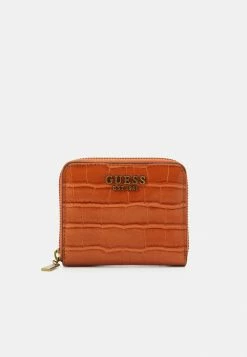 Guess LAUREL SMALL ZIP AROUND - Wallet - Sienna