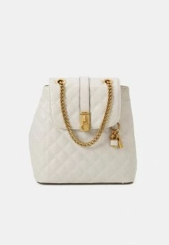 Guess GAIA FLAP BACKPACK - Rucksack - Stone