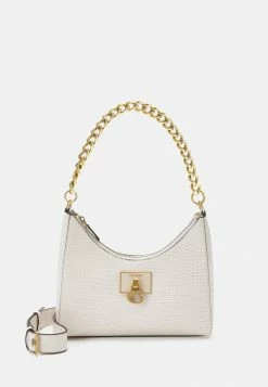 Guess STEPHI HOBO - Handbag - Stone