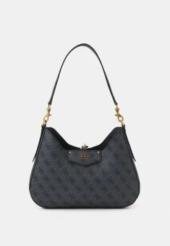 Guess BRENTON - Handbag - Coal Logo