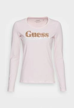 Guess ASTRELLE TEE - Long Sleeved Top - Ballet Pink