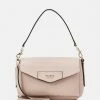 Guess ECO BRENTON FLAP SHOULDER BAG - Across Body Bag - Almond