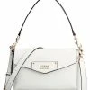 Guess ECO BRENTON FLAP SHOULDER BAG - Across Body Bag - White