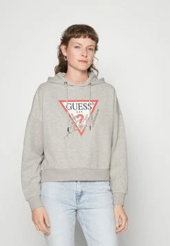 Guess HOODY SWEATSHIRT - Hoodie - Grey