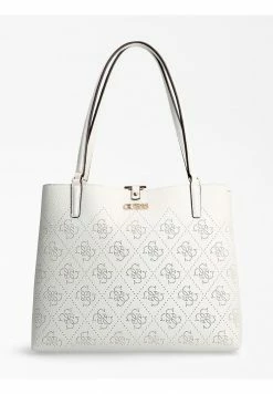 Guess AMARA SOCIETY CARRYALL - Tote Bag - Weiß