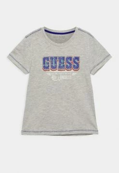 Guess TODDLER UNISEX - Print T-shirt - Light Stone Heather
