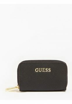 Guess VANILLE DOUBLE ZIP MINI WALLET - Wallet - Schwarz
