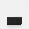 Guess ESCAPE CARD CASE ZIPPER UNISEX - Wallet - Black