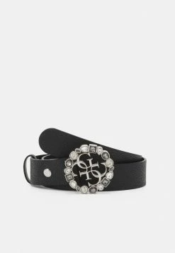 Guess ADJUSTABLE PANT BELT - Belt - Black/silver-coloured