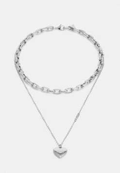 Guess FALLING IN LOVE - Necklace - Silver-coloured
