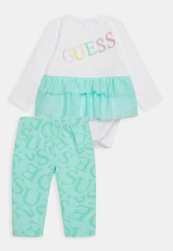 Guess NEWBORN SET - Leggings - Trousers - Pure White