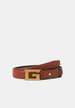Guess ADJUSTABLE BELT - Belt - Dark Brown
