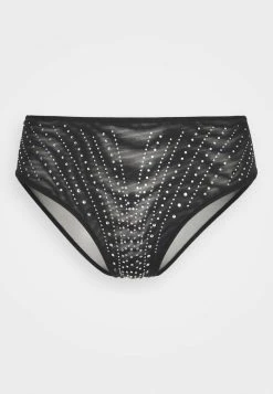Guess CASSIE HIGH WAIST - Briefs - Jet Black