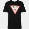 Guess Print T-shirt - Jet Black