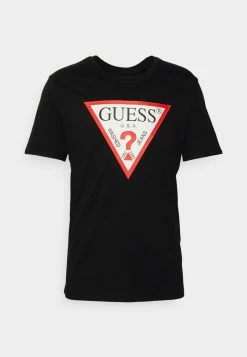 Guess Print T-shirt - Jet Black