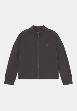 Guess JUNIOR ACTIVE - Zip-up Sweatshirt - Blue Graphite Grey