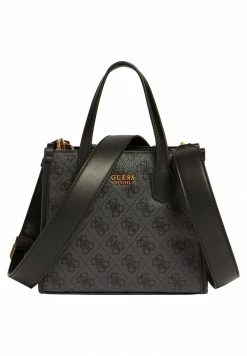 Guess SILVANA MINI TOTE - Handbag - Dunkelgrau
