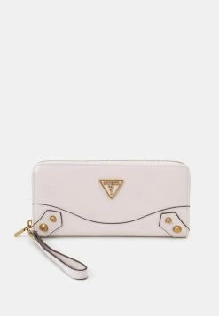 Guess AMANTEA LARGE ZIP AROUND - Wallet - Stone
