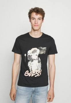 Guess FOR THE NIGHT GRAFFITI TEE - Print T-shirt - Phantom Multi