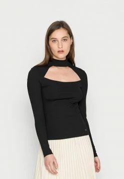 Guess ILARIA - Long Sleeved Top - Schwarz